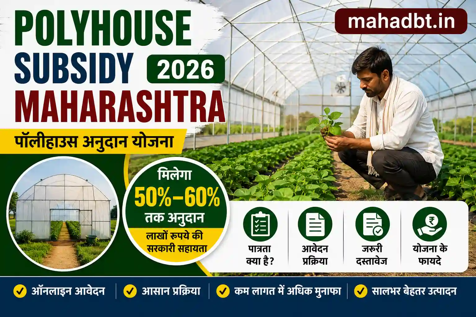 Polyhouse Subsidy Maharashtra 2026